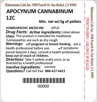 Apocynum Cannabinum 12C 5g - Apocynum Cannabinum 12C 5g